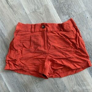 Women’s orange shorts